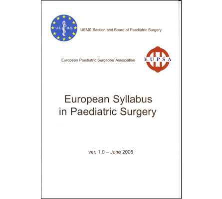 European Syllabus in Paediatric Surgery